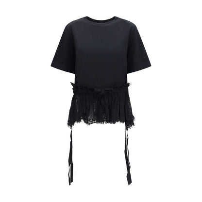 Alexander McQueen T-Shirt aus Baumwolle in Schwarz