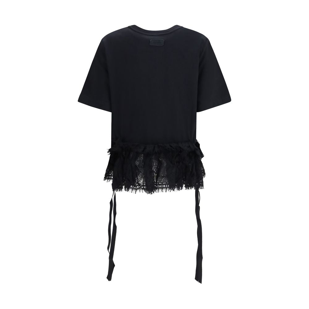 Alexander McQueen T-Shirt aus Baumwolle in Schwarz