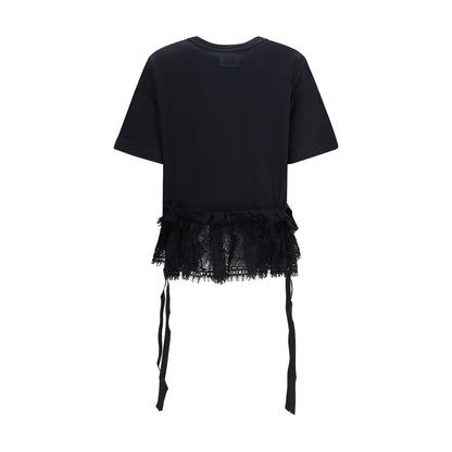 Alexander McQueen T-Shirt aus Baumwolle in Schwarz