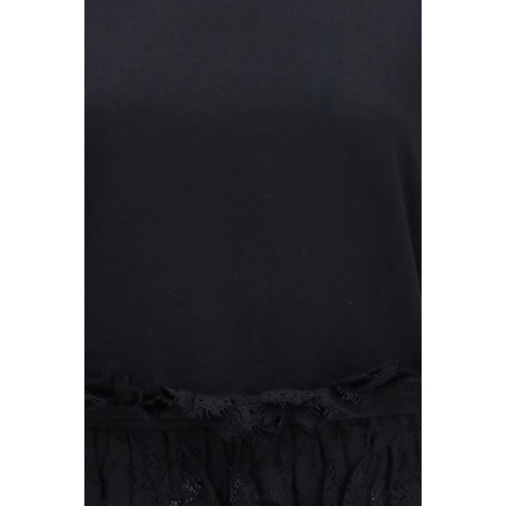 Alexander McQueen T-Shirt aus Baumwolle in Schwarz
