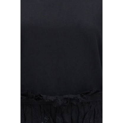 Alexander McQueen T-Shirt aus Baumwolle in Schwarz
