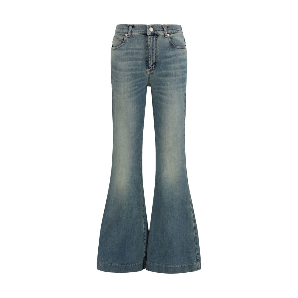 Alexander McQueen Jeans aus Baumwolle in Blau