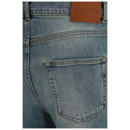 Alexander McQueen Jeans aus Baumwolle in Blau