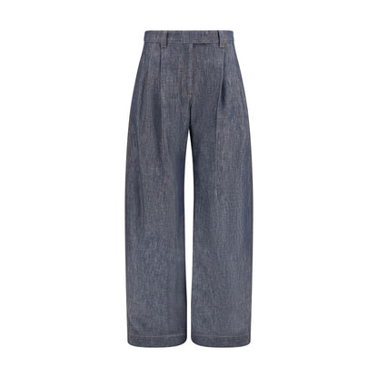 Brunello Cucinelli Jeans aus Stoff in Blau