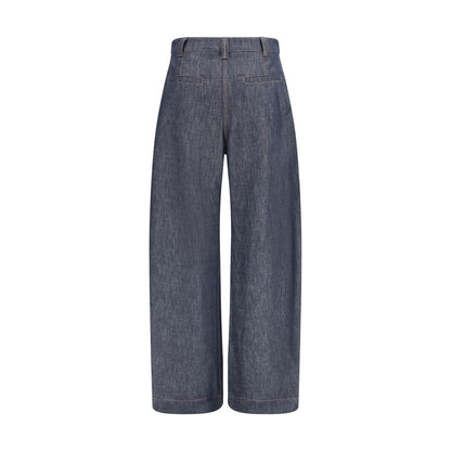 Brunello Cucinelli Jeans aus Stoff in Blau