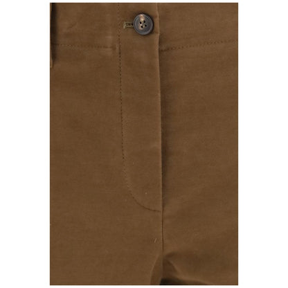 Brunello Cucinelli Hose aus Baumwolle in Braun