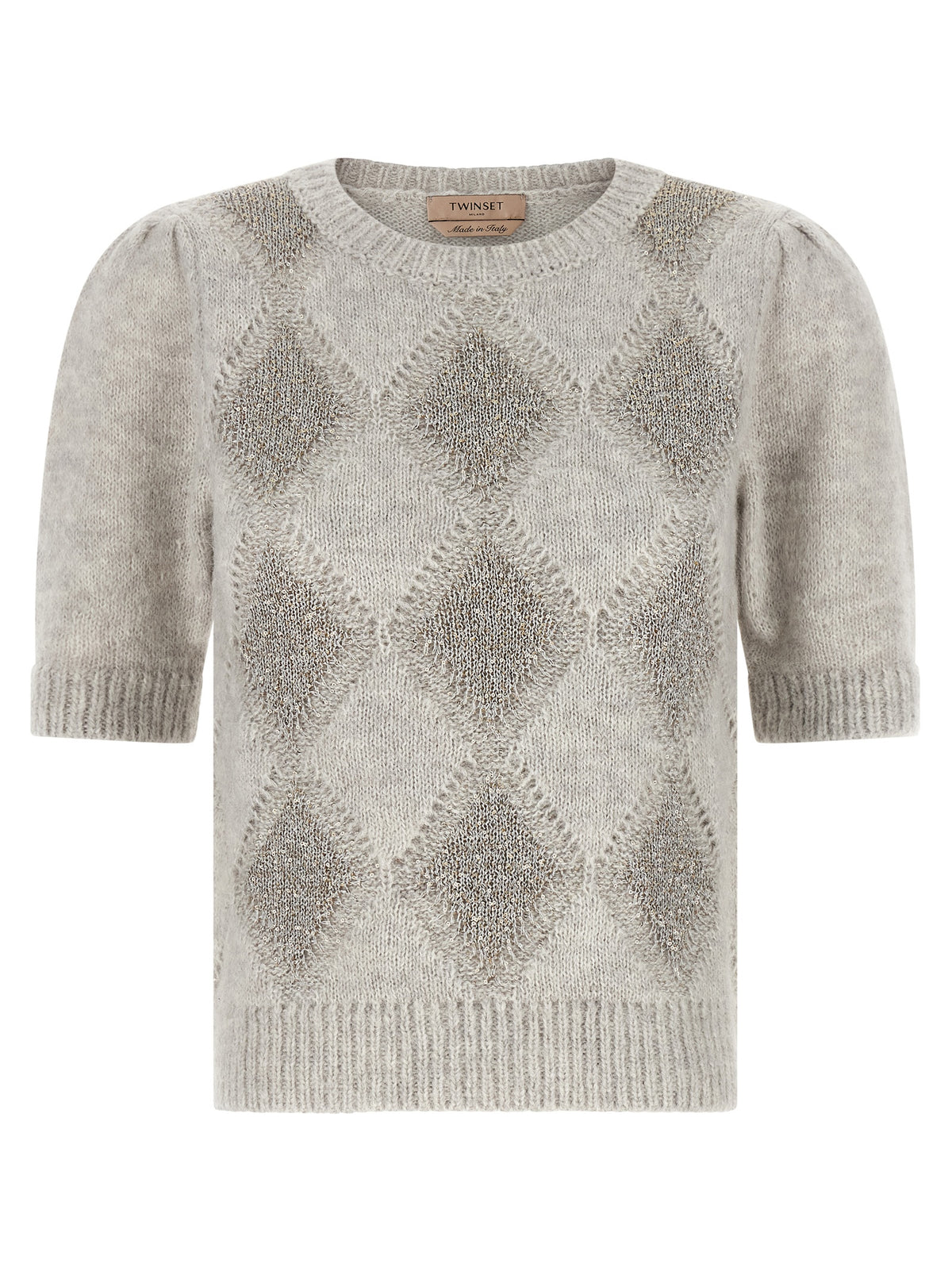 Twinset Pullover aus Polyester in Grau