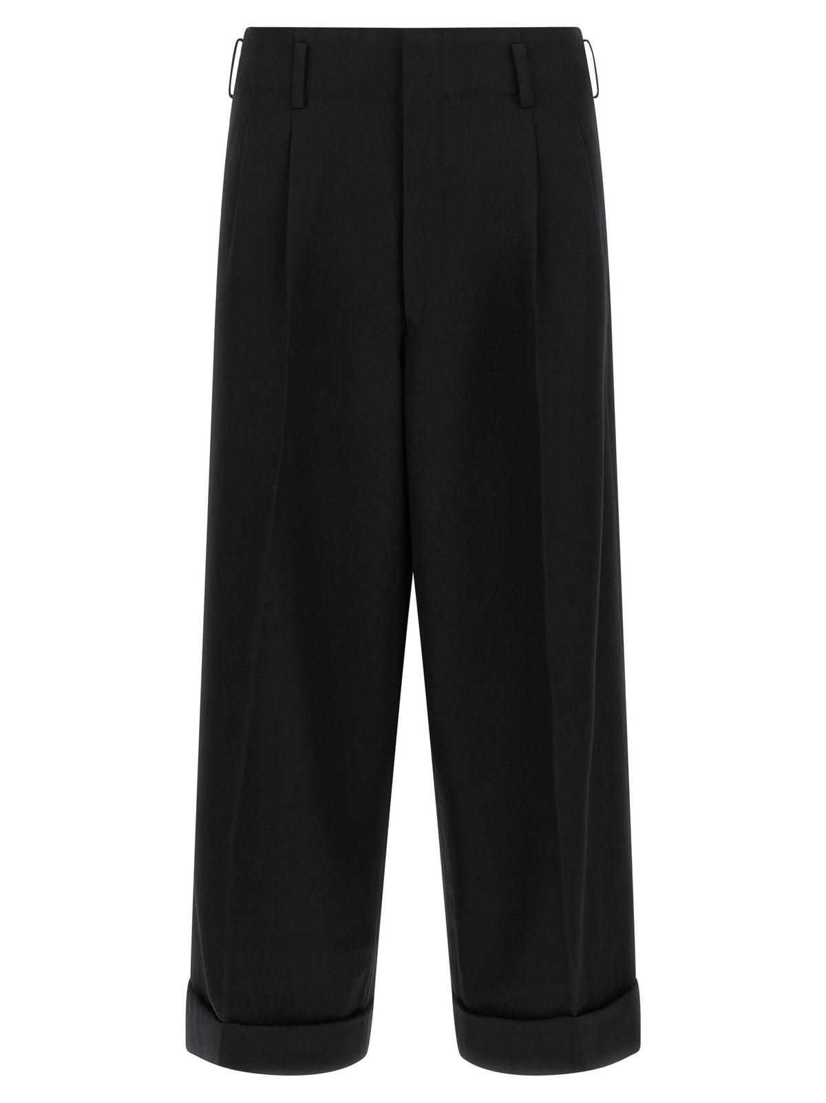 Comme Des Garçons Hose aus Wolle in Schwarz