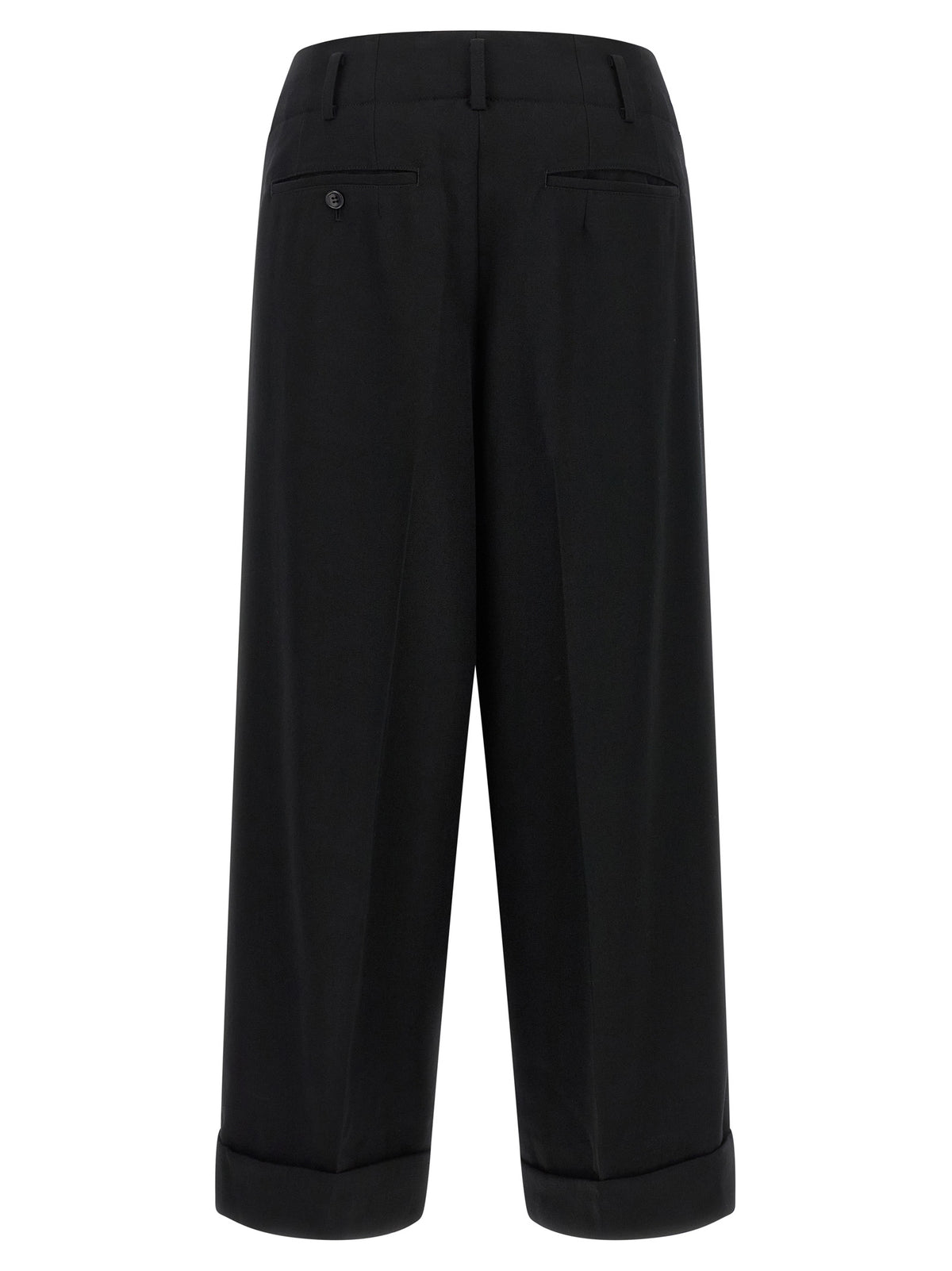 Comme Des Garçons Hose aus Wolle in Schwarz