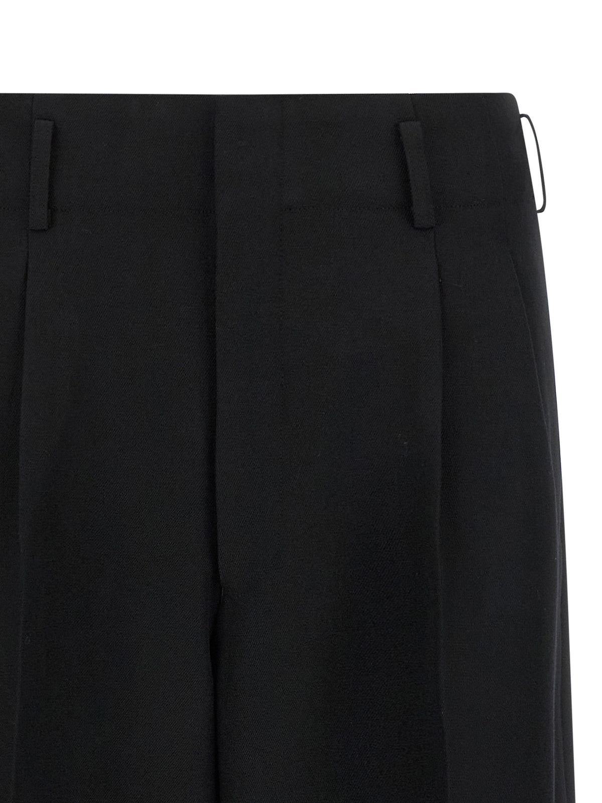 Comme Des Garçons Hose aus Wolle in Schwarz