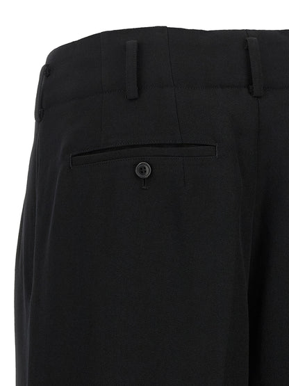 Comme Des Garçons Hose aus Wolle in Schwarz