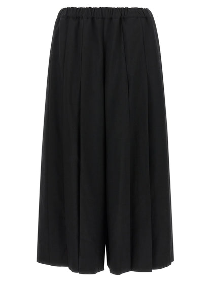Comme Des Garçons Hose aus Wolle in Schwarz