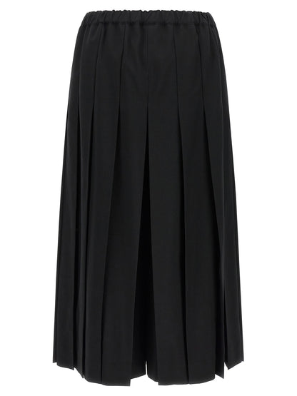 Comme Des Garçons Hose aus Wolle in Schwarz