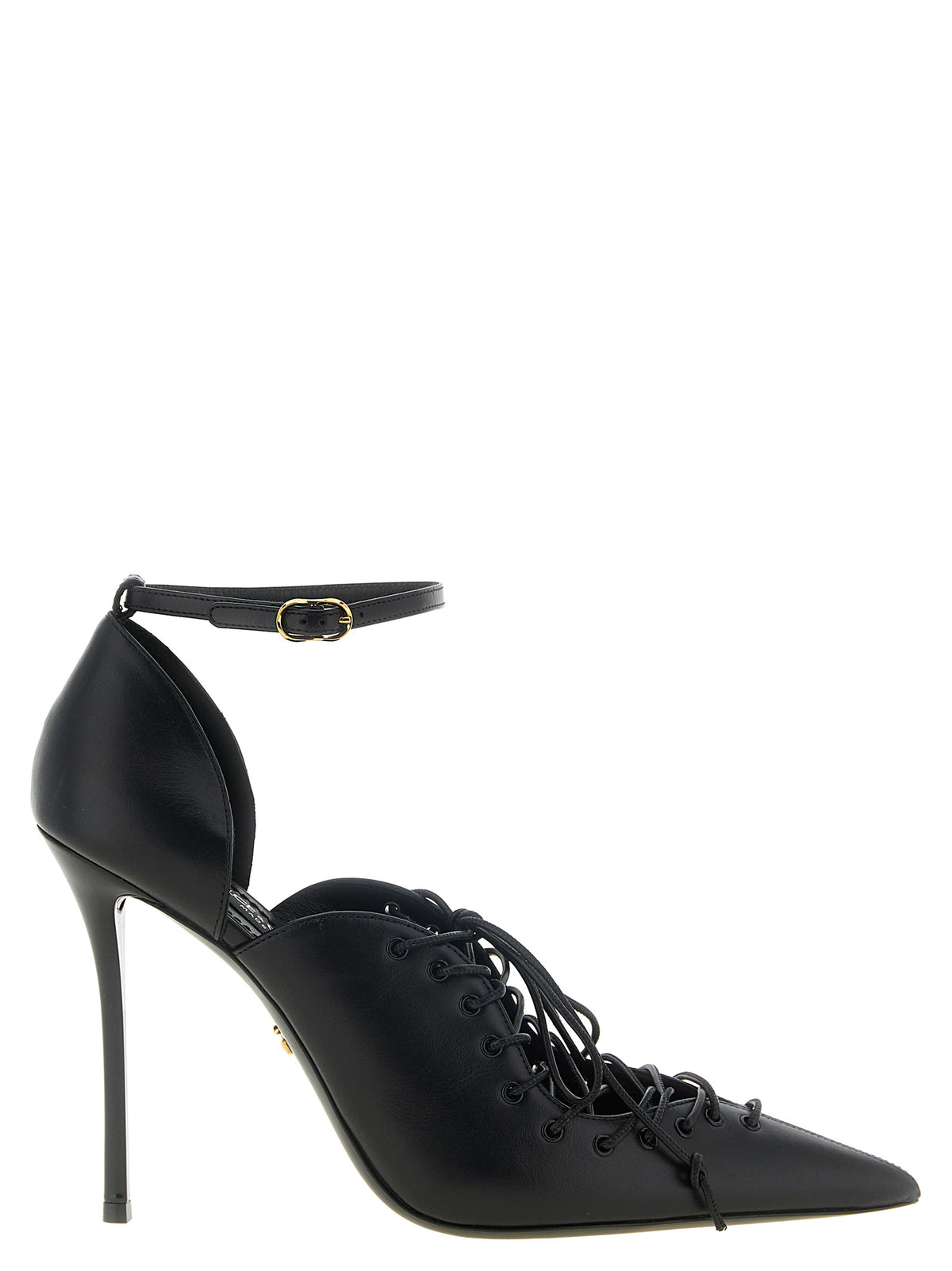 Dolce & Gabbana Pumps aus Leder in Schwarz