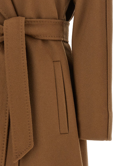 Max Mara Mantel aus Wolle in Beige