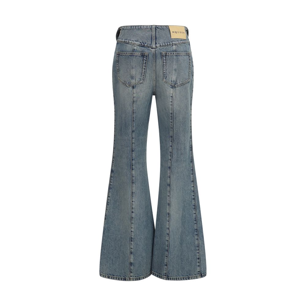 Alexander McQueen Jeans aus Baumwolle in Blau