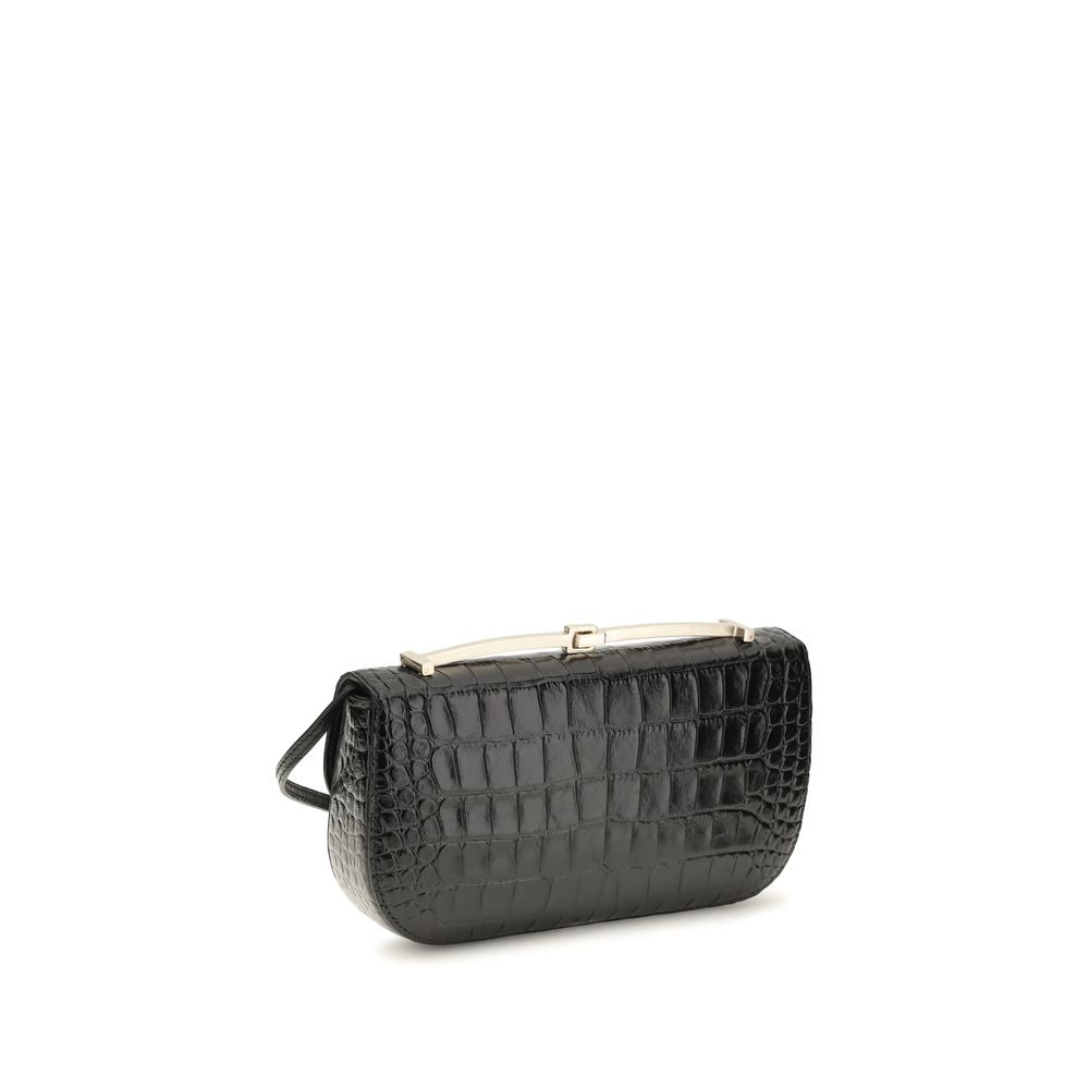 Tom Ford Schultertasche aus Leder in Schwarz