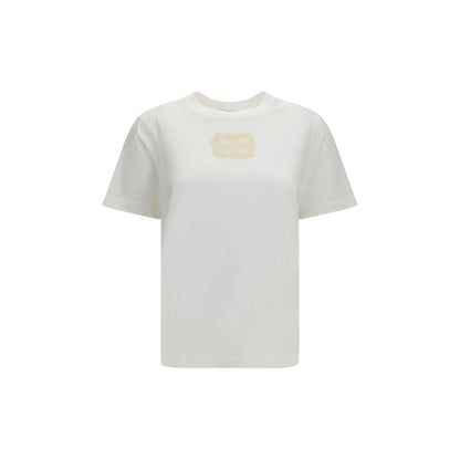 Alexander McQueen T-Shirt aus Baumwolle in Weiß
