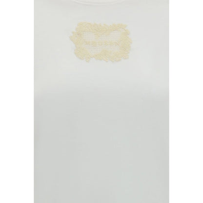 Alexander McQueen T-Shirt aus Baumwolle in Weiß