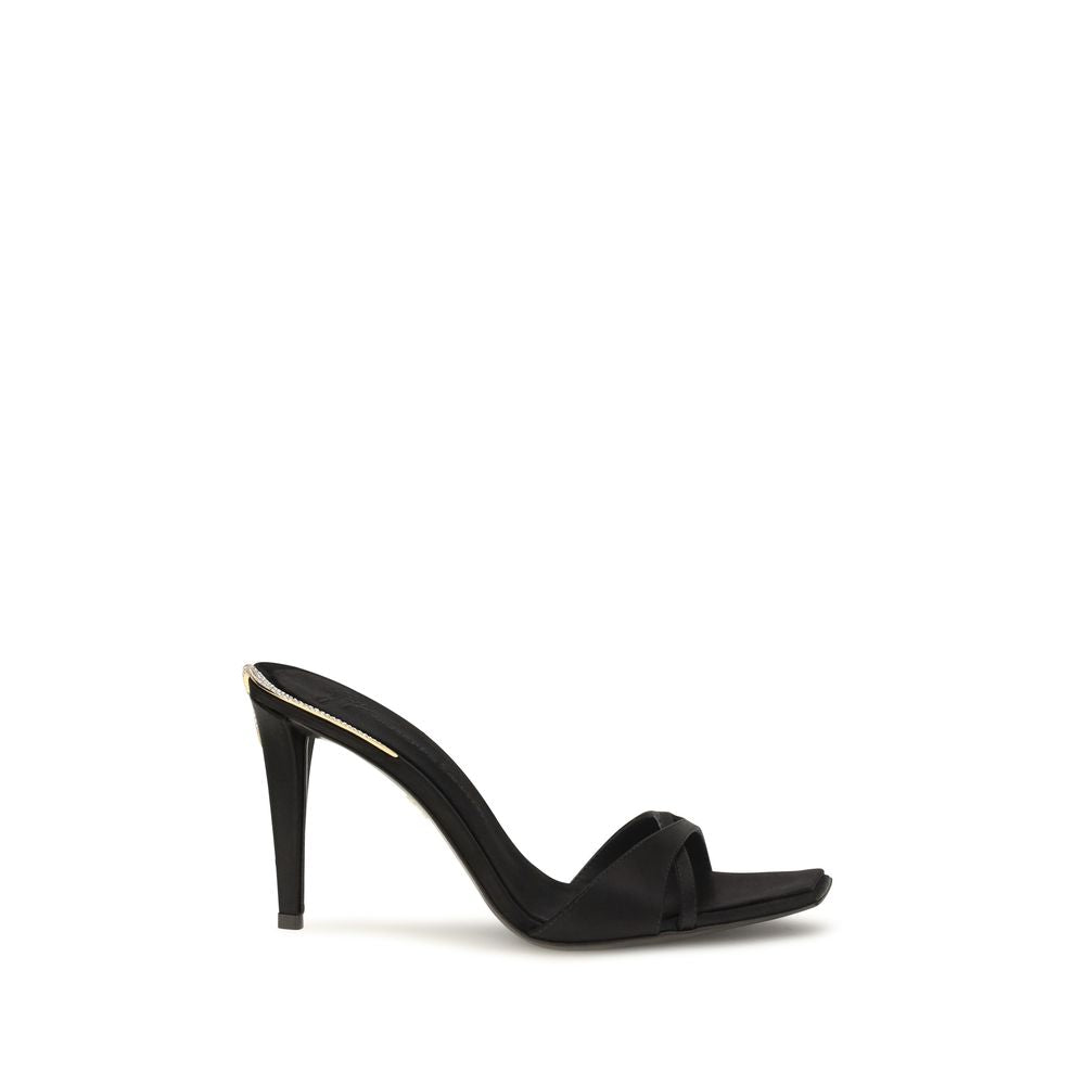 Giuseppe Zanotti Sandalen aus Leder in Schwarz