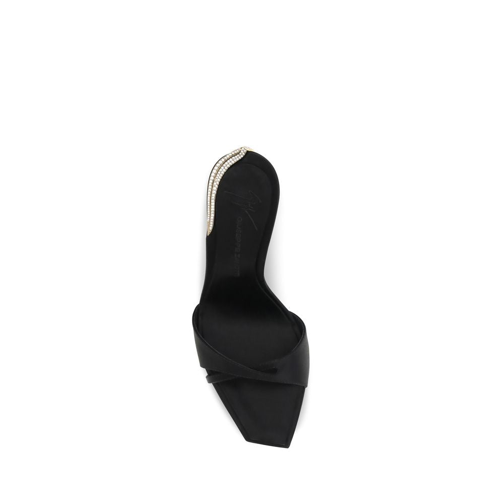 Giuseppe Zanotti Sandalen aus Leder in Schwarz
