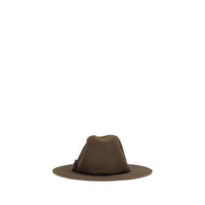 Brunello Cucinelli Accessoire aus Leder in Braun