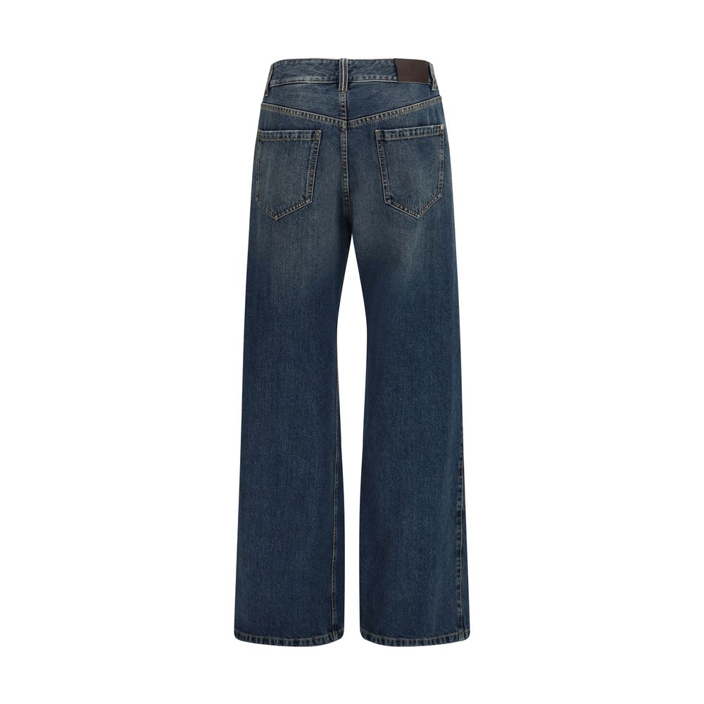 Brunello Cucinelli Jeans aus Baumwolle in Blau – Ansicht 2 | Arca Lucia