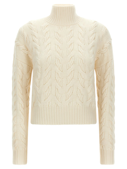 Max Mara Pullover aus Kaschmir in Weiß