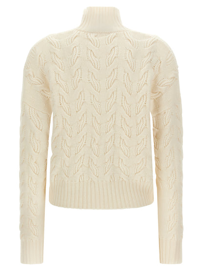 Max Mara Pullover aus Kaschmir in Weiß