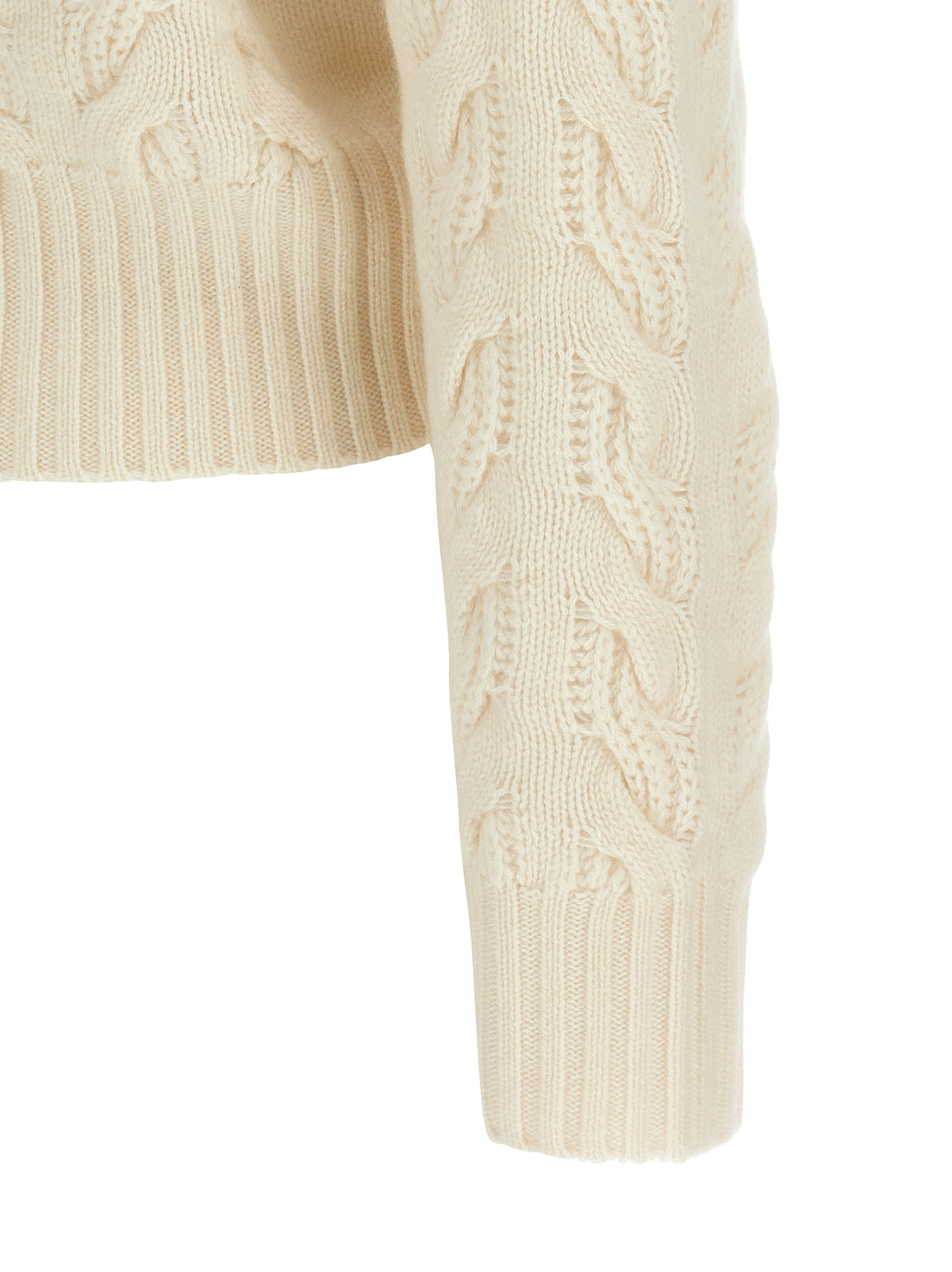 Max Mara Pullover aus Kaschmir in Weiß