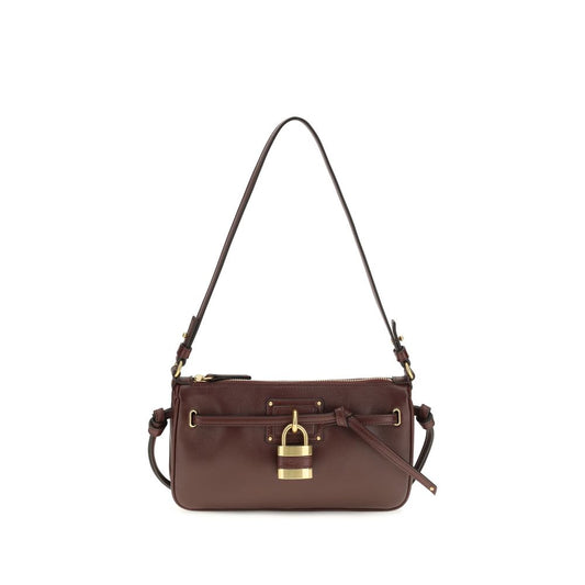 Chloé Schultertasche aus Leder in Rot