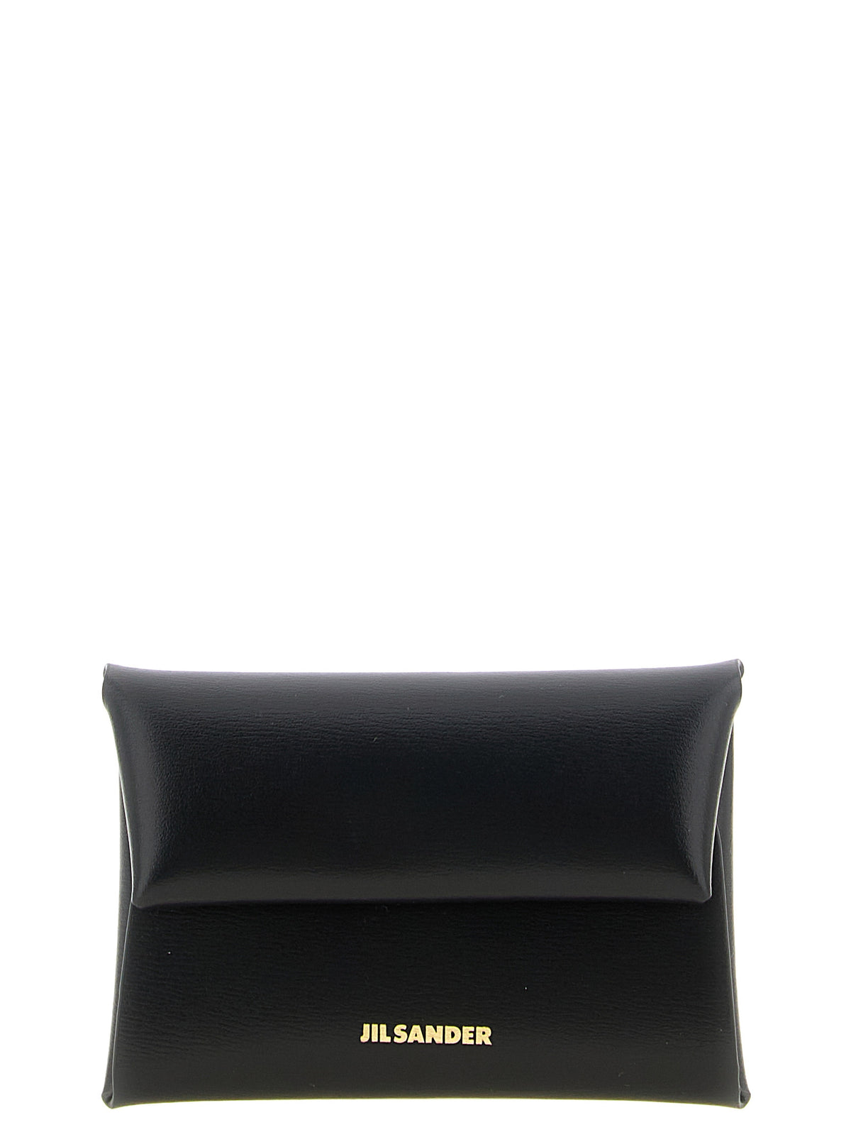 Jil Sander Kartenhalter aus Leder in Schwarz