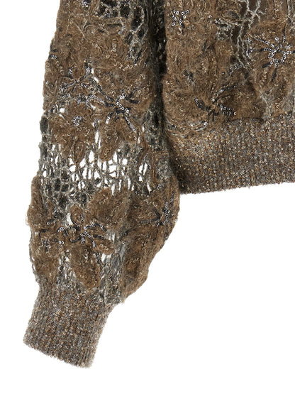 Brunello Cucinelli Jacke aus Wolle in Beige