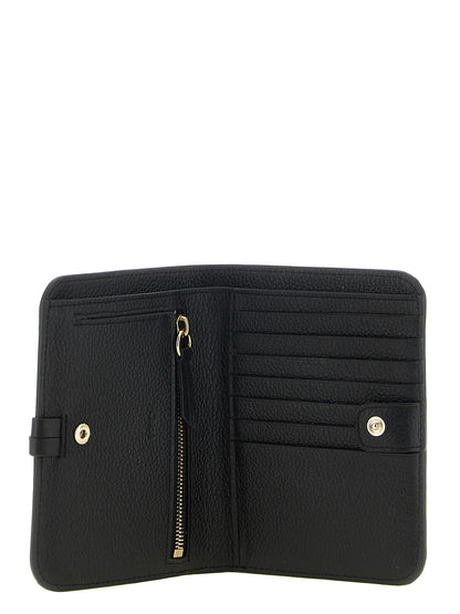 Chloé Kartenhalter aus Leder in Schwarz