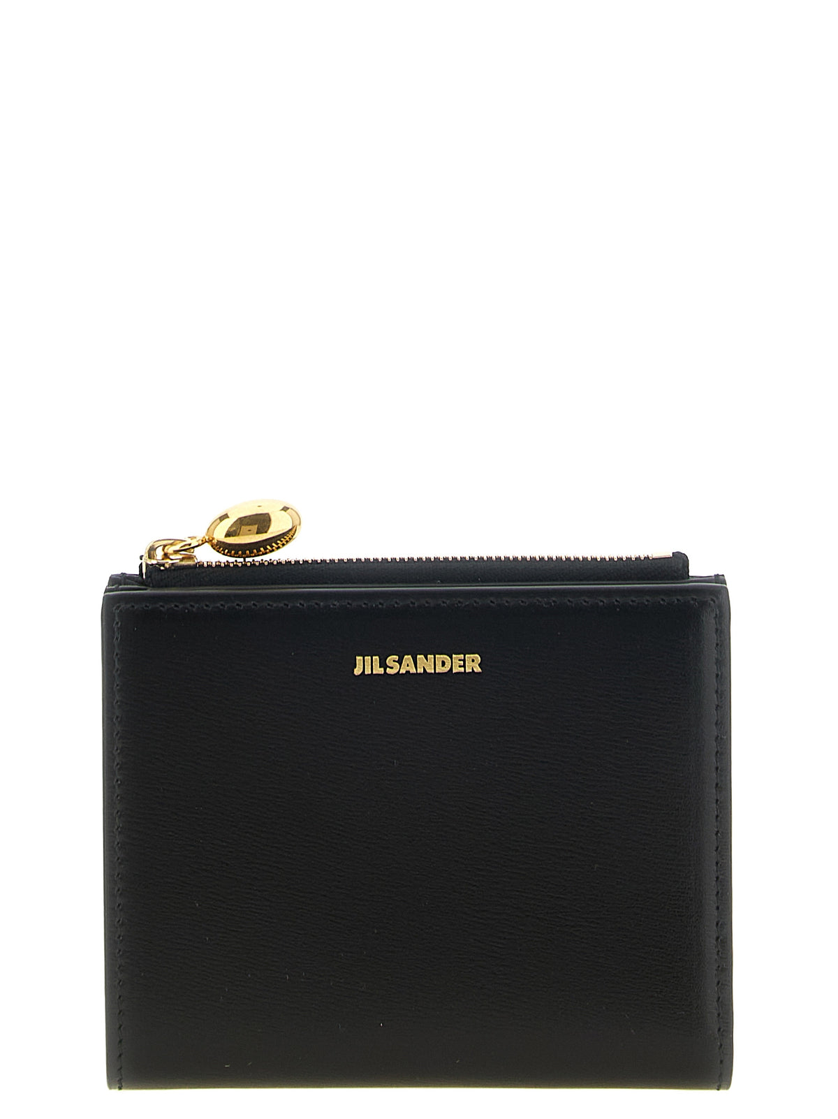 Jil Sander Kartenhalter aus Leder in Schwarz