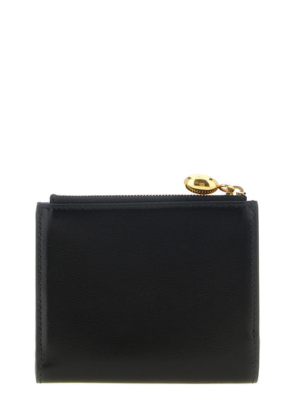 Jil Sander Kartenhalter aus Leder in Schwarz