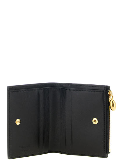 Jil Sander Kartenhalter aus Leder in Schwarz