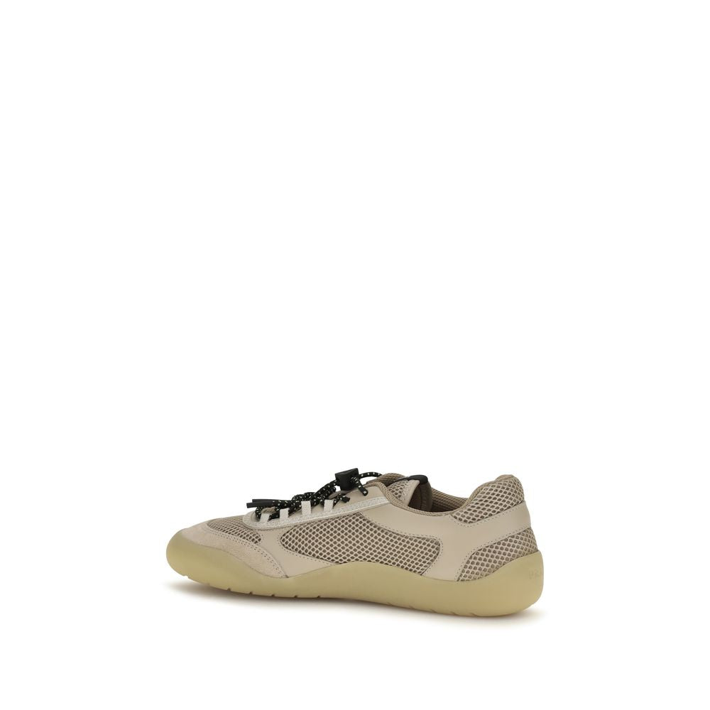Prada Sneaker aus Leder in Beige