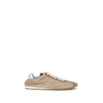 Miu Miu Sneaker aus Wildleder in Beige