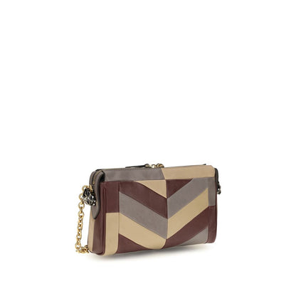 Valentino Garavani Schultertasche aus Leder in Mehrfarbig