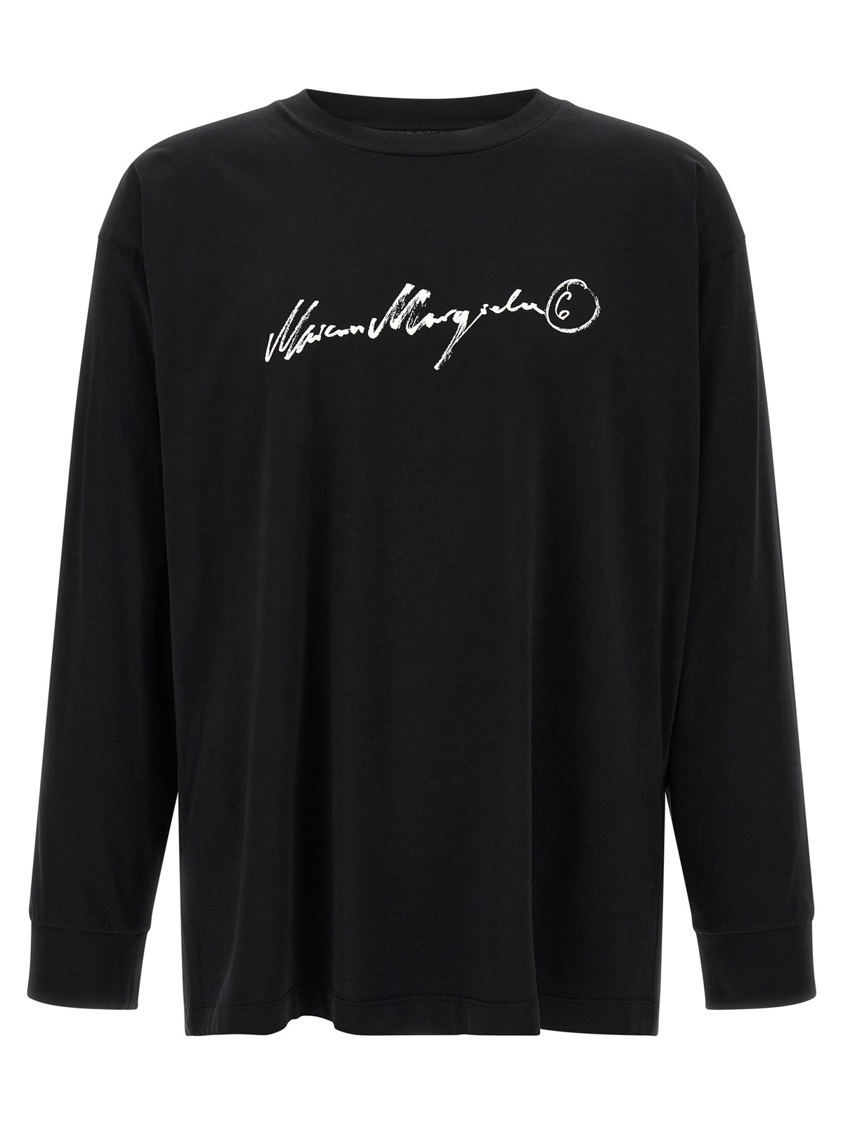 MM6 Maison Margiela T-Shirt aus Baumwolle in Schwarz