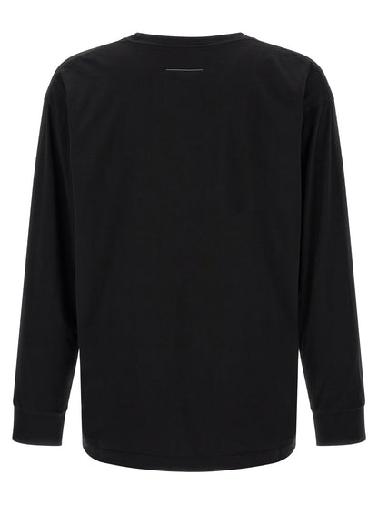 MM6 Maison Margiela T-Shirt aus Baumwolle in Schwarz
