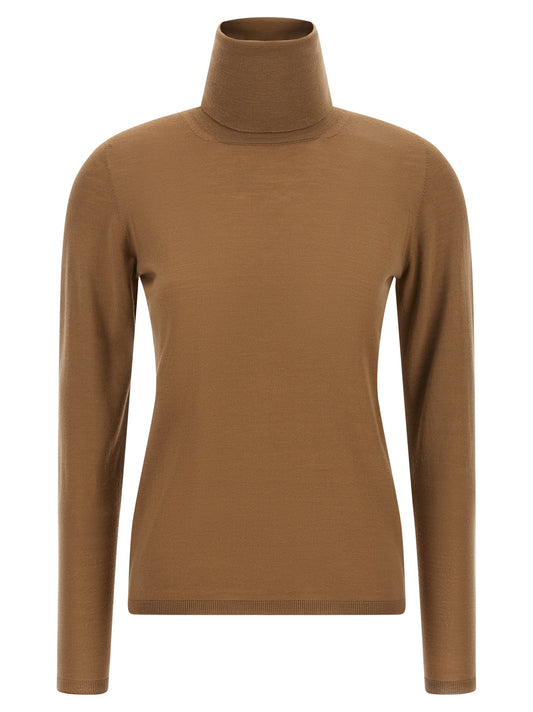 Max Mara Pullover aus Wolle in Beige