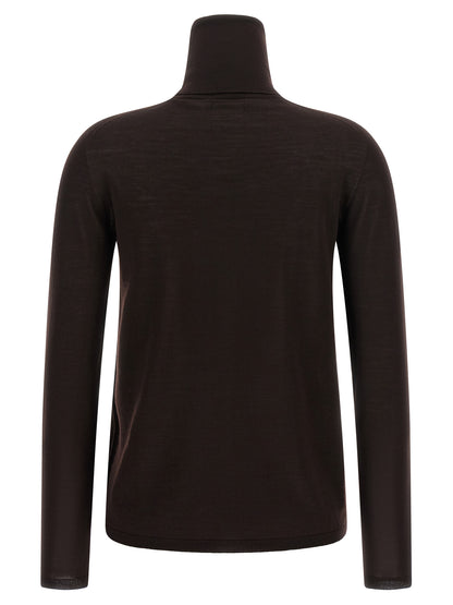 Max Mara Pullover aus Wolle in Braun