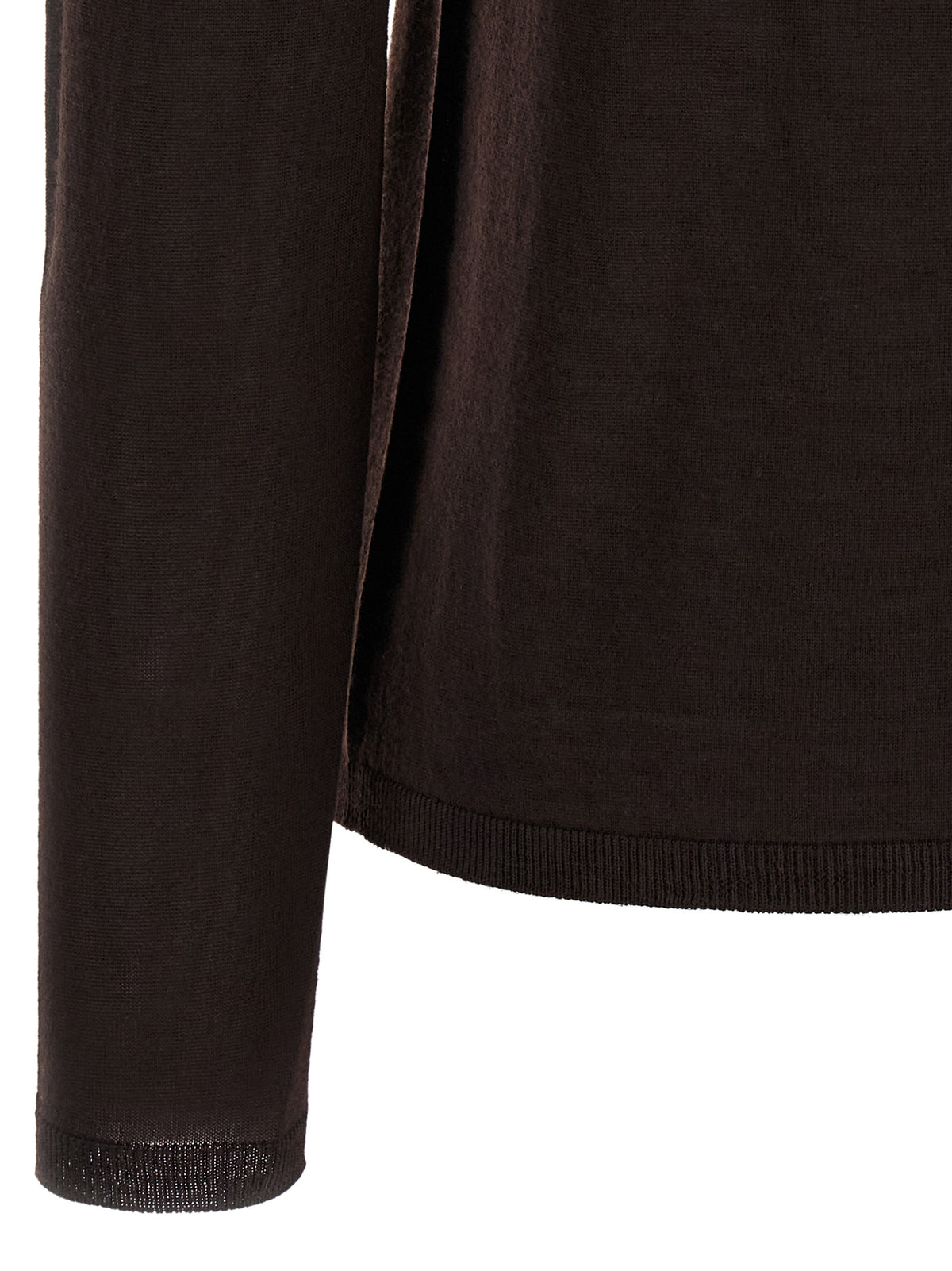 Max Mara Pullover aus Wolle in Braun