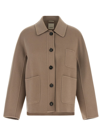 'S Max Mara Jacke aus Wolle in Beige