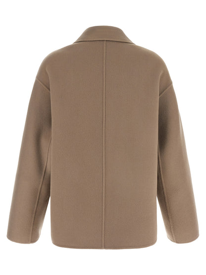 'S Max Mara Jacke aus Wolle in Beige