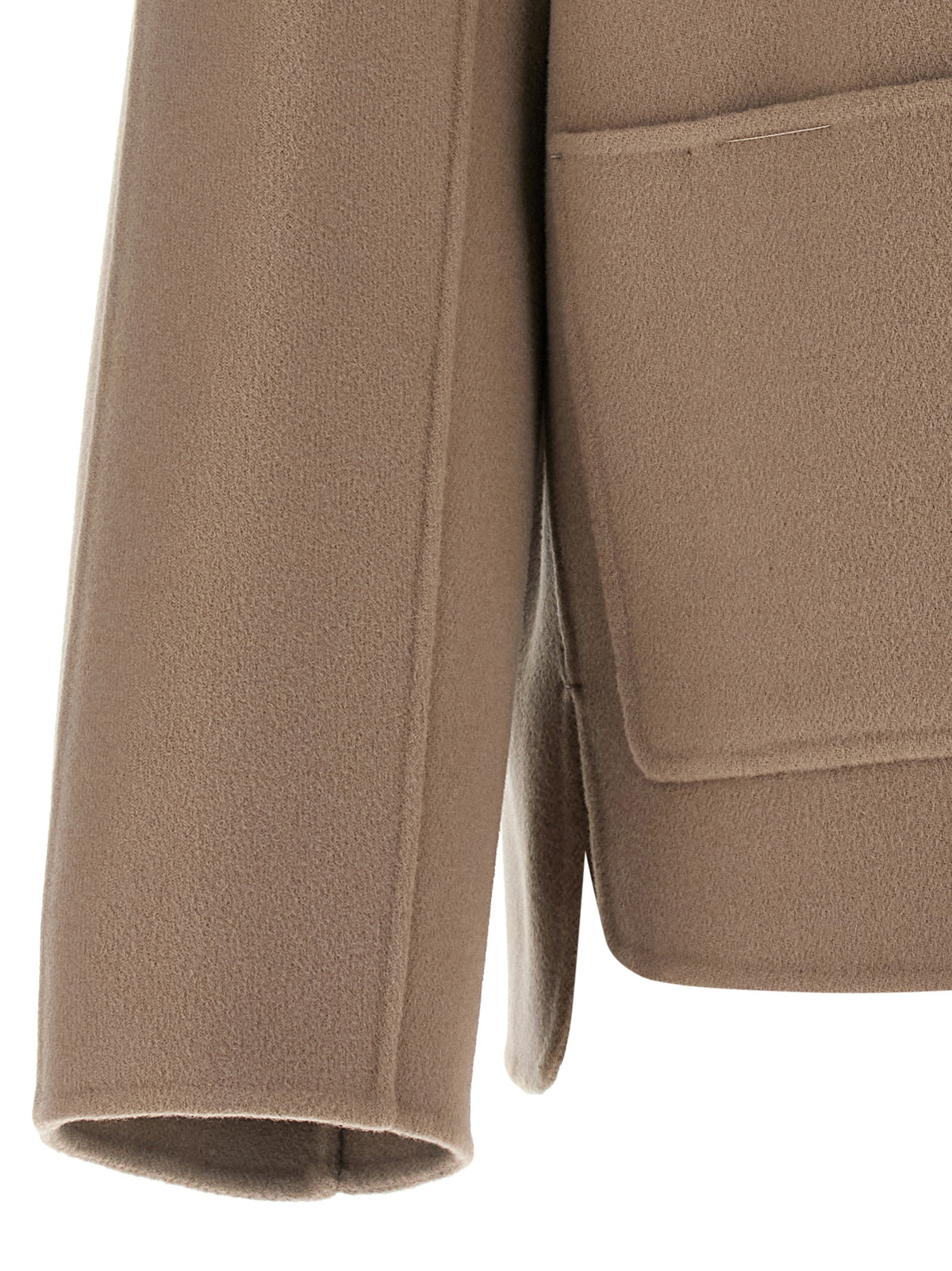 'S Max Mara Jacke aus Wolle in Beige