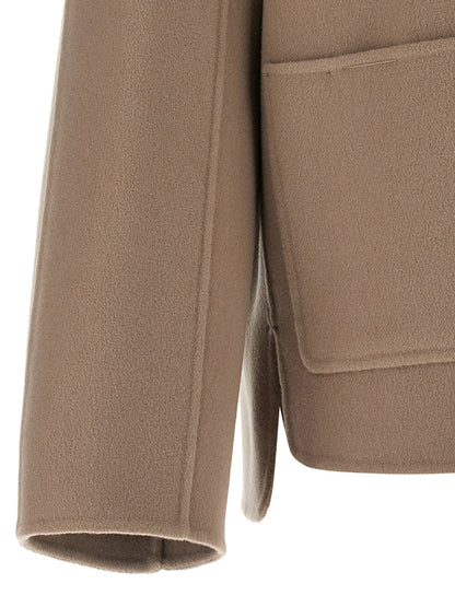 'S Max Mara Jacke aus Wolle in Beige