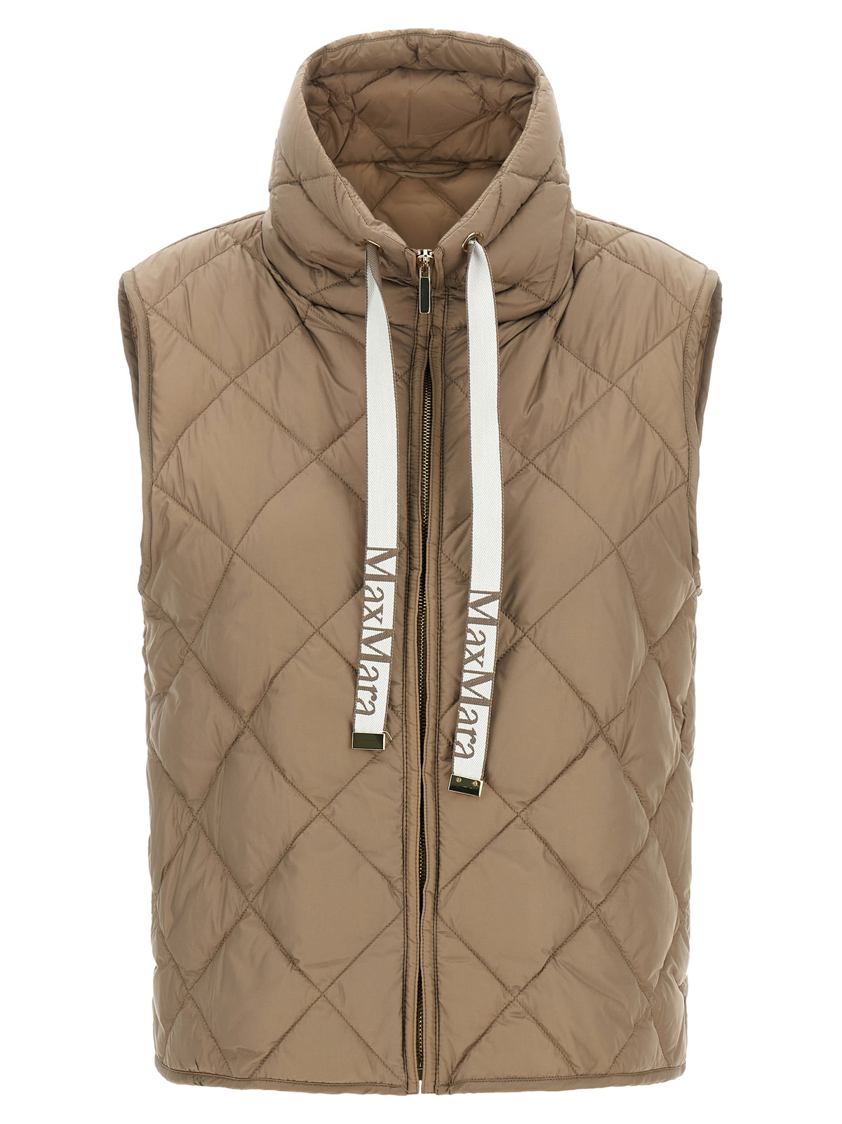 Max Mara Jacke aus Stoff in Beige
